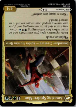 Peter Parker 10 Mythic Marvel's Spider-Man Magic: The Gathering Foil Near Mint - Image 2