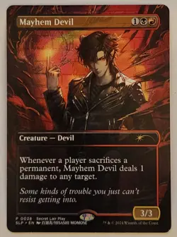 Mayhem Devil MTG SLD SLP 0029 Secret Lair Play Promo Showdown NM UNPlayed - Image 1