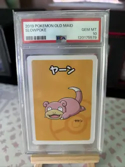 2019 POKEMON OLD MAID SLOWPOKE AND PSYDUCK PSA 10 US Seller On Hand!! - Image 2