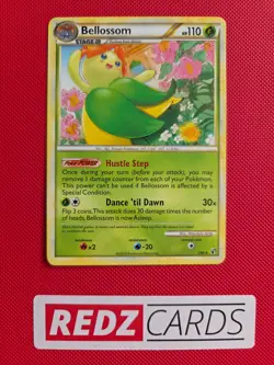 Bellossom 1/90 HGSS HS Triumphant Non-Holo Rare Pokemon Card TCG LP - Image 1