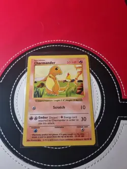 Charmander Base Set 1999 Shadowless 46/102 WOTC Pokemon Card - Image 1