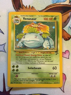 Pokemon TCG Base Set 2 Venusaur Holo Rare Lightly Played LP English WOTC - Image 1