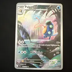 Pokemon TCG - Palpitoad 104/086 Illustration Rare Black Bolt English NM - Image 1