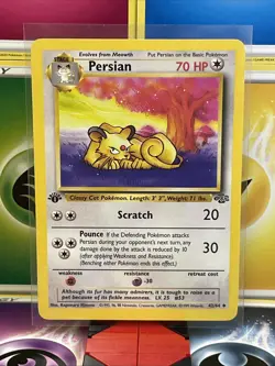 Pokemon TCG Persian Jungle 42/64 Regular 1st Edition Uncommon - Image 1