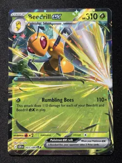 Beedrill ex 3/86 Double Rare Pokemon Chaos Rising ME04 English - Image 1