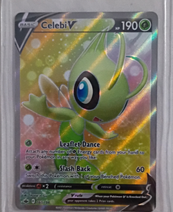 Celebi V 160/198 Chilling Reign Swsh06 Full Art Holo Ultra Rare English - Image 1