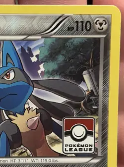 Lucario Fates Collide Reverse Holo 63/124 - Pokemon League 2nd Place Stamped LP - Image 5