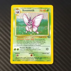 Wizards of the Coast Venomoth Jungle 13/64 Holo Rare Unlimited 1999 EN - Image 1