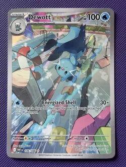 The Pokemon Company Dewott 106/086 Sv White Flare Illustration Rare Holo EN - Image 1