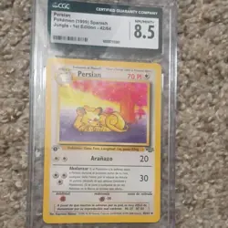 Pokemon Persian Jungle 1st Edition 42/64 Rare Spanish 1999 CGC 8.5 - Image 1