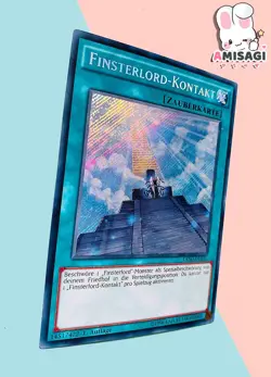 Yu-Gi-Oh! - Karte Finsterlord-Kontakt DESO-DE035 Secret Rare Trading Card TCG - Image 2