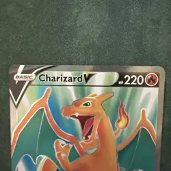 Pokemon TCG Charizard v Full Art 153/172 Brilliant Stars Ultra Rare NM - Image 3