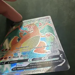 Pokemon TCG Charizard v Full Art 153/172 Brilliant Stars Ultra Rare NM - Image 4