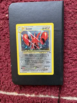 Pokemon Scizor Holo Rare 10/75 Neo Discovery Set Vintage 2001 - Image 3
