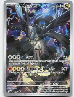 N's Zekrom 031 Holo Promo ME: Mega Evolution Promo Pokemon Near Mint - Image 1