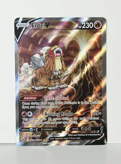 Entei V GG36/GG70 Crown Zenith Galarian Gallery Full Art Ultra Rare Pokemon NM - Image 1