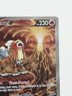 Entei V GG36/GG70 Crown Zenith Galarian Gallery Full Art Ultra Rare Pokemon NM - Image 4