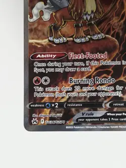 Entei V GG36/GG70 Crown Zenith Galarian Gallery Full Art Ultra Rare Pokemon NM - Image 5