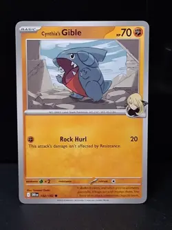 102/182 Cynthia's Gible : Common Card :Destined Rivals :Pokemon TCG - Image 1