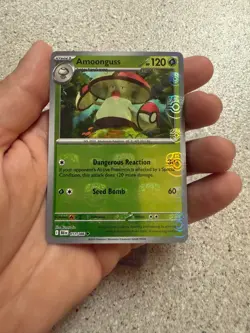Amoonguss (Master Ball Pattern) 011/086 Sv: Black Bolt Holo Pokemon Near Mint - Image 2