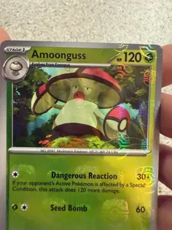 Amoonguss (Master Ball Pattern) 011/086 Sv: Black Bolt Holo Pokemon Near Mint - Image 3