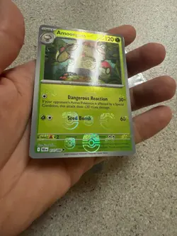 Amoonguss (Master Ball Pattern) 011/086 Sv: Black Bolt Holo Pokemon Near Mint - Image 4