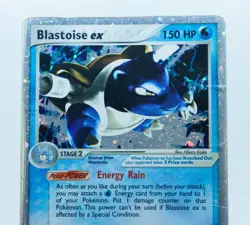 BLASTOISE EX 104/112 Ultra Holo Rare Ex Fire Red Leaf Green - Pokemon Card 2004 - Image 2