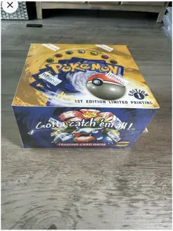 Pokemon Base Set TCG 1st Edition Booster Box English 1999 WOTC Sealed New - Image 1