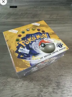 Pokemon Base Set TCG 1st Edition Booster Box English 1999 WOTC Sealed New - Image 2