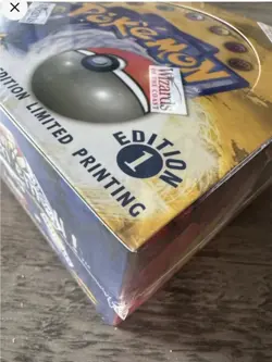 Pokemon Base Set TCG 1st Edition Booster Box English 1999 WOTC Sealed New - Image 3