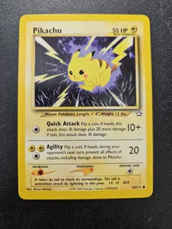 Pokemon Neo Genesis Pikachu 70/111 NEAR MINT - Image 1