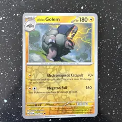 Pokemon TCG Alolan Golem Journey Together 046/159 Reverse Holo Near Mint - Image 1
