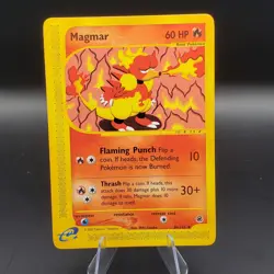 Pokemon Magmar 86/165 Regular Uncommon Expedition Base Set 2002 E Reader LP - Image 1