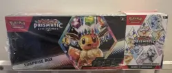 Pokemon TCG Prismatic Evolutions Surprise Box Booster Bundle Promo Eevee 2024 - Image 1