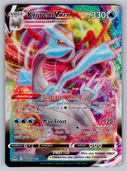 Kyurem VMAX 049/196 Holo VMAX Rare Lost Origin Pokemon Near Mint - Image 1