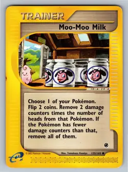 Moo-Moo Milk 155/165 Common Expedition Base Set Pokemon Moderately Played - Image 1
