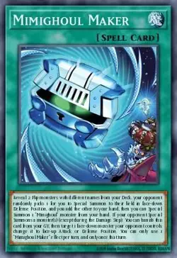 YUGIOH MP25-EN238 Mimighoul Maker Ultra 1st Edition NM - Image 1