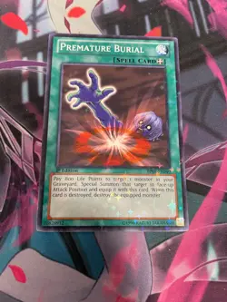 YUGIOH - PREMATURE BURIAL - STARFOIL - BP01 - 1ST ED - NM - Image 1