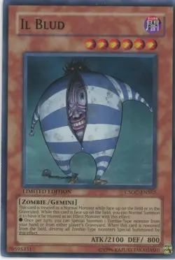 Yugioh IL Bud CSOC-ENSE2 Super Rare NM - Image 1