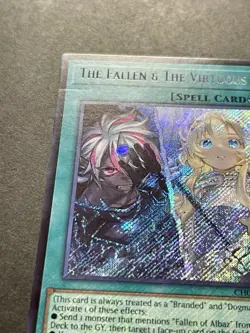 The Fallen & The Virtuous | CH01-EN019 | Secret Rare | HOLO BLEED! | YuGiOh! - Image 4