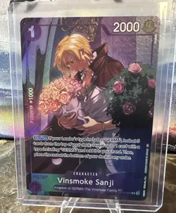 One Piece TCG – Vinsmoke Sanji Treasure Rare Alt Art OP10-063 (OP12 TR) - Image 1