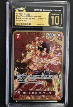 2024 ONE PIECE JAPANESE 2ND ANNIVERSARY SET PORTGAS D. ACE CGC 10 PRISTINE - Image 3