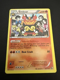 Pokemon TCG Emboar Legendary Treasures Card 27/113 - Image 1