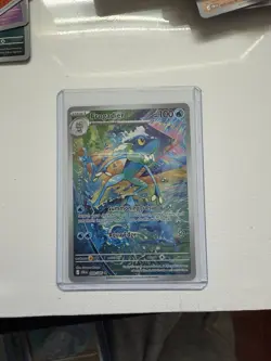Pokemon Frogadier Illustration Rare Full Art Holo Card 089/086 Chaos Rising NM - Image 1