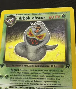 Arbok obscur 2/82 Edition 1 Rare Team Rocket 2000 Francais FR Pokemon Card - Image 3
