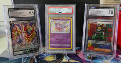 Pokemon Graded Card Lot - 3 Cards - CGC and PSA - Zamazenta, LT Surge, Hatterene - Image 1