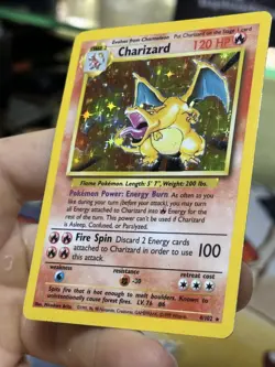 Charizard 4/102 Base Set 1999 Holo Rare WOTC Vintage Pokemon Card TCG - Image 5