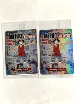 One Piece Monkey D. Luffy US Voyage College Basketball Card St. Johns IN HAND - Image 1