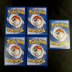 Pokemon TCG 1st Ed Poliwag Poliwhirl 5-Card Lot Base Set Gym Heroes Challenge NM - Image 3