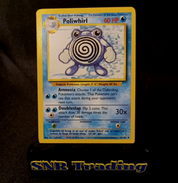 Pokemon TCG 1st Ed Poliwag Poliwhirl 5-Card Lot Base Set Gym Heroes Challenge NM - Image 5